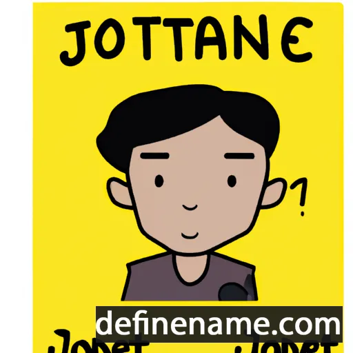 cartoon of the name Johntae