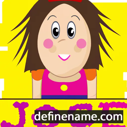 cartoon of the name Joice