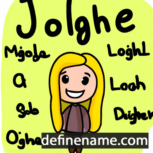 cartoon of the name Joleigh