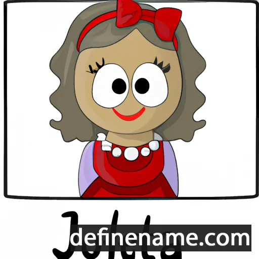 cartoon of the name Joletta