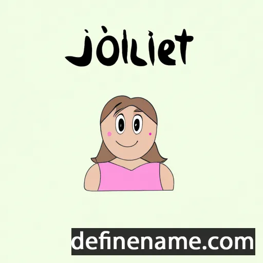 cartoon of the name Jolïete