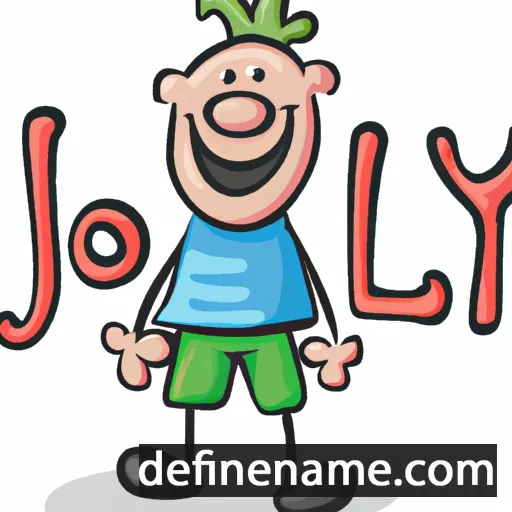 cartoon of the name Jolly