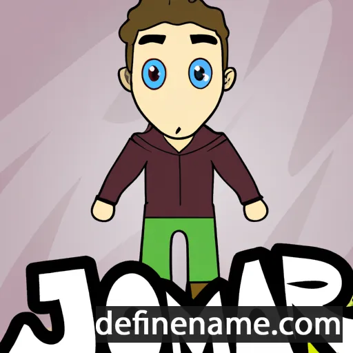 cartoon of the name Jomar