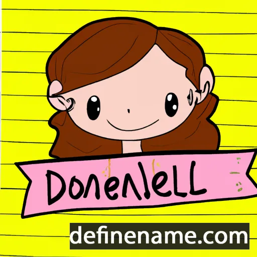 cartoon of the name Jonaelle