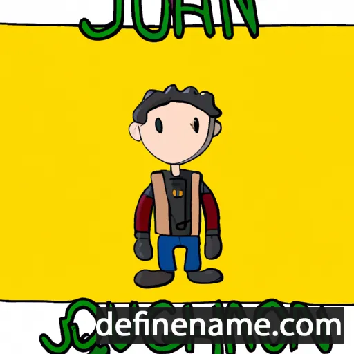 cartoon of the name Jonaquin