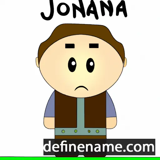 cartoon of the name Jonatam