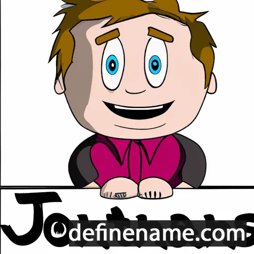 cartoon of the name Jonatans