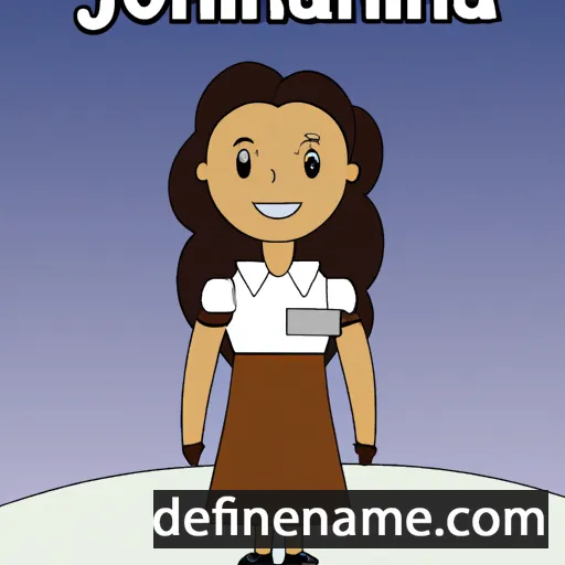 cartoon of the name Jonathana