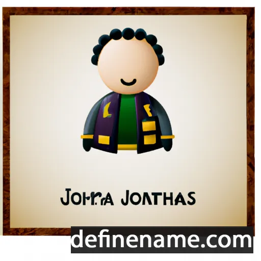 cartoon of the name Jonathans