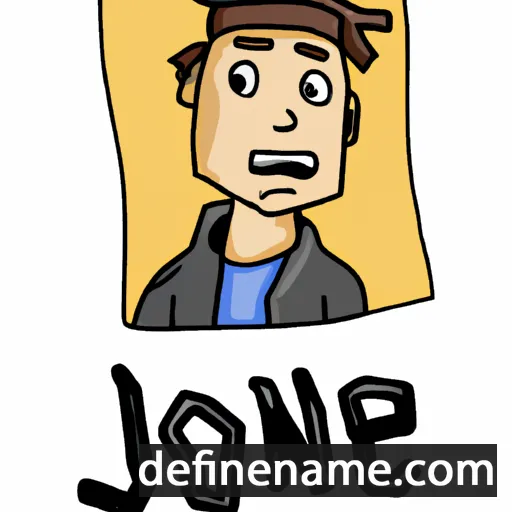 cartoon of the name Jong