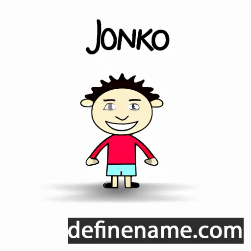 cartoon of the name Jonko