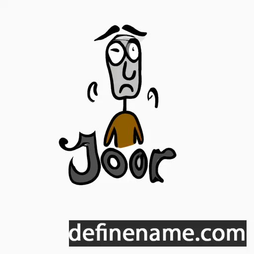 cartoon of the name Joor