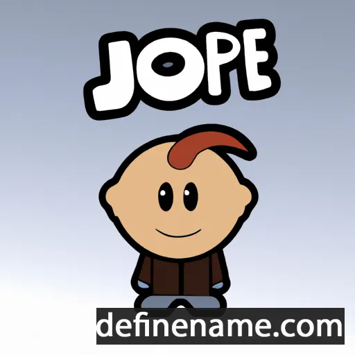 cartoon of the name Jopie