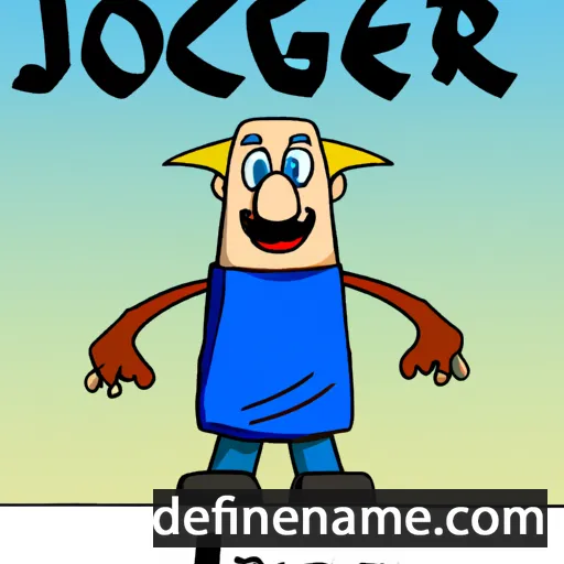 cartoon of the name Jorgen