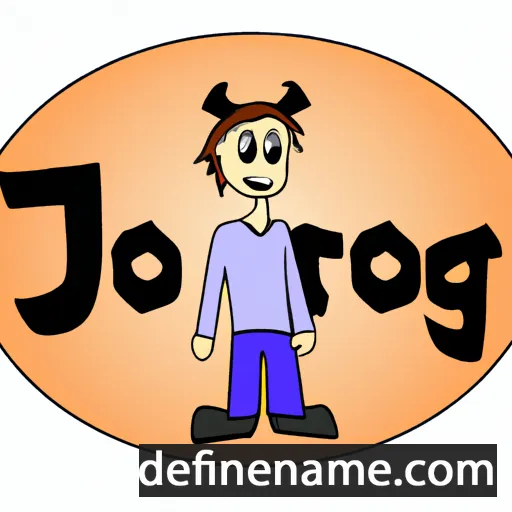 cartoon of the name Jorgo