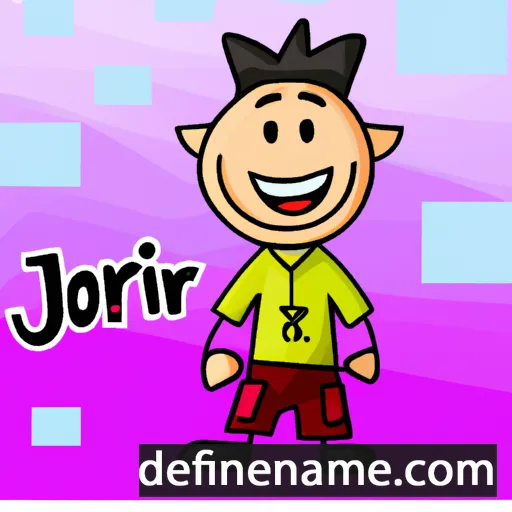 cartoon of the name Jori