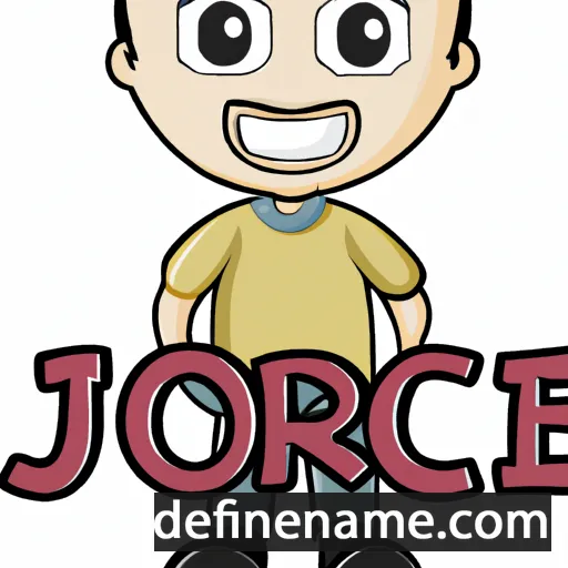 cartoon of the name Joric