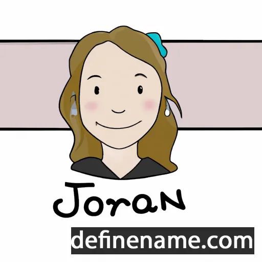 cartoon of the name Jorien