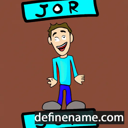 cartoon of the name Jorj