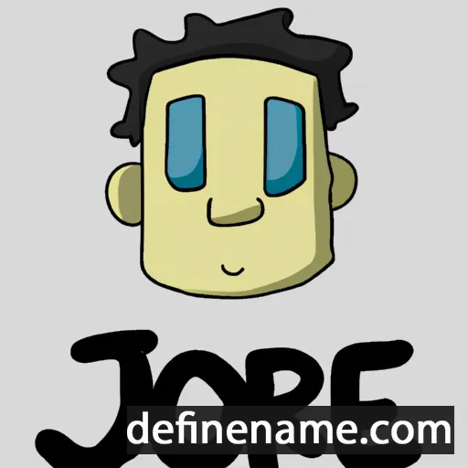 cartoon of the name Jorje