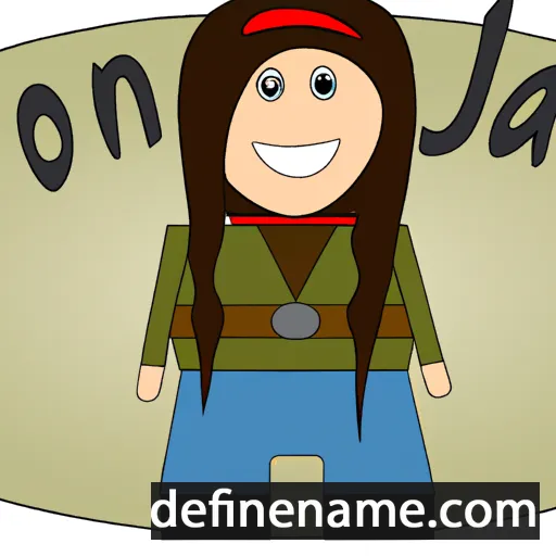 cartoon of the name Jorna