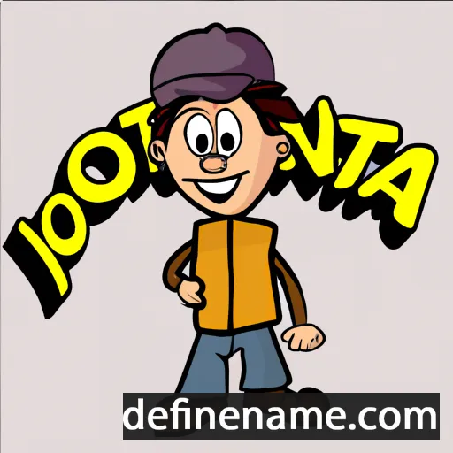 cartoon of the name Jorneta