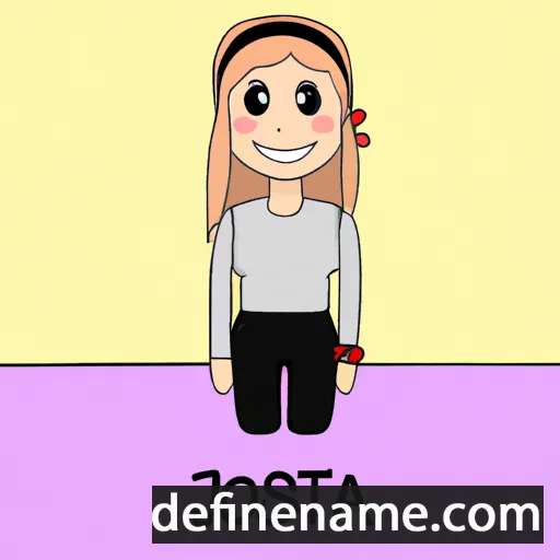 cartoon of the name Jošija