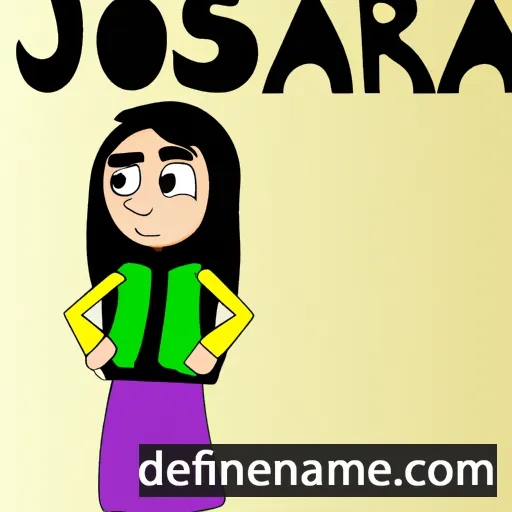 cartoon of the name Josara