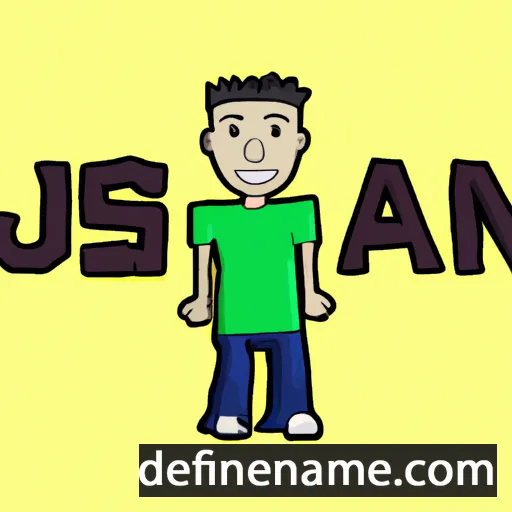 cartoon of the name Josean