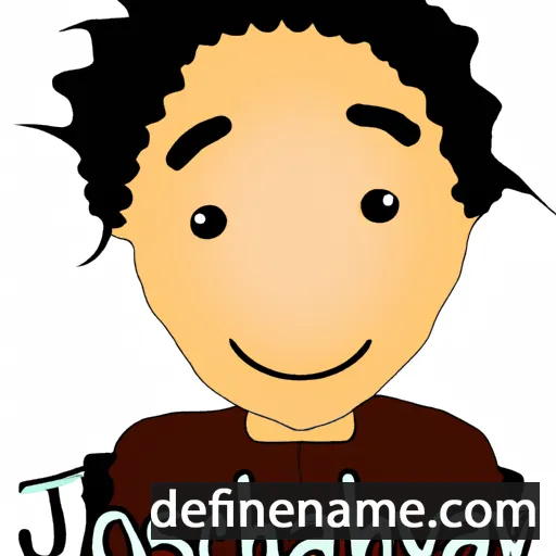 cartoon of the name Joshaviah