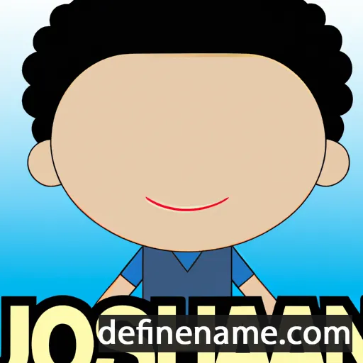 cartoon of the name Joshiah