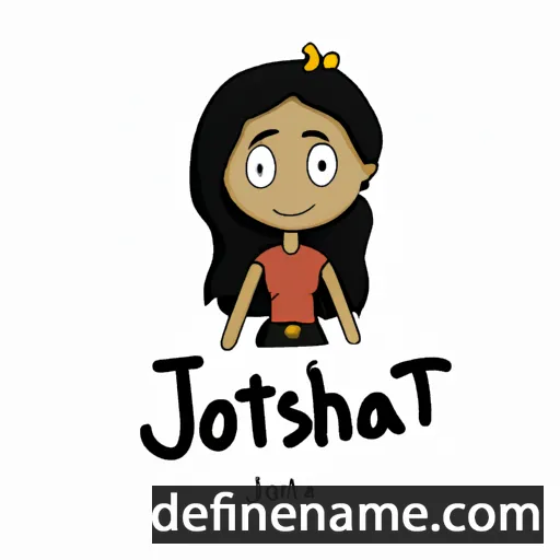 cartoon of the name Joshita