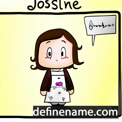 cartoon of the name Josianne