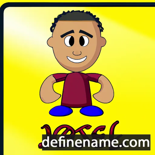 cartoon of the name Josiel