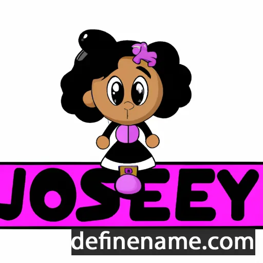 cartoon of the name Josielly