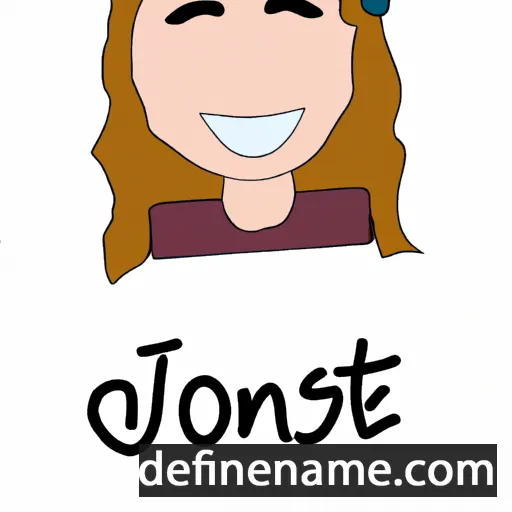 cartoon of the name Josien