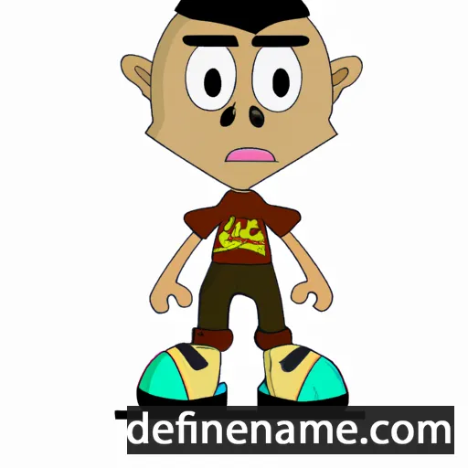 cartoon of the name Josinaldo