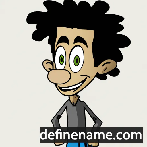 cartoon of the name Josuè