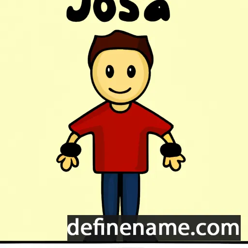 cartoon of the name Joswa