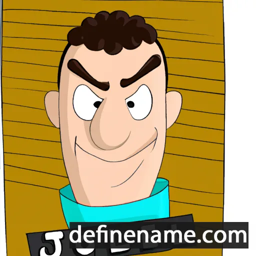 cartoon of the name Jouel