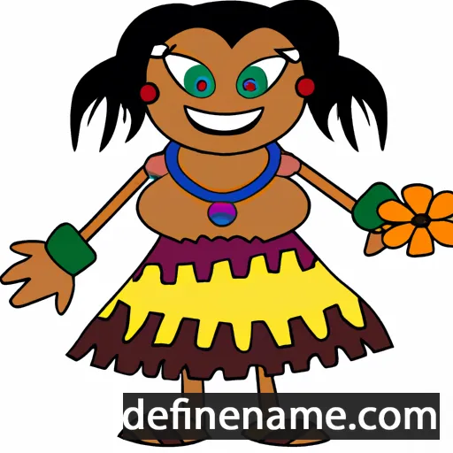 cartoon of the name Jouhaina