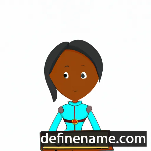 cartoon of the name Journea