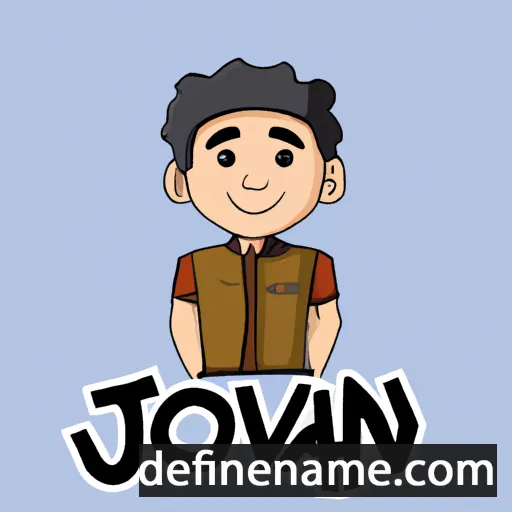 cartoon of the name Jovani