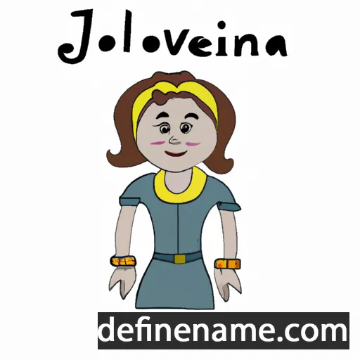 cartoon of the name Jovelina