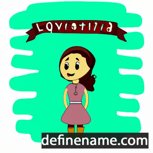 cartoon of the name Joventina