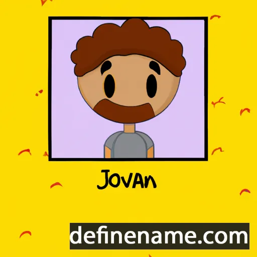 cartoon of the name Jovián