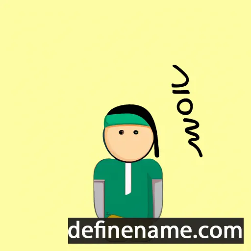 cartoon of the name Jovien