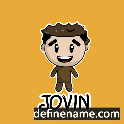 cartoon of the name Jovijan