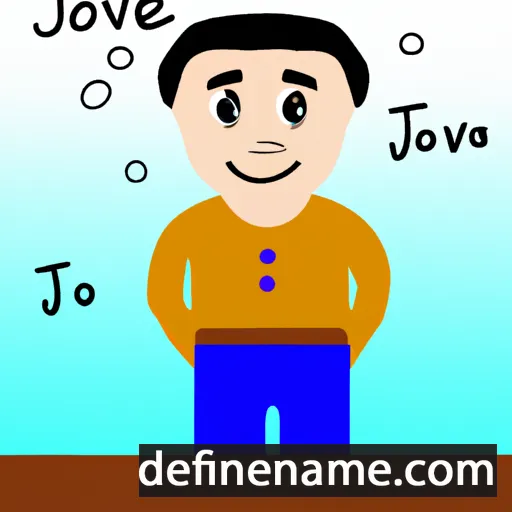 cartoon of the name Jovito