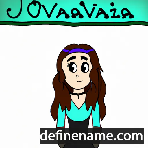 cartoon of the name Jovnna